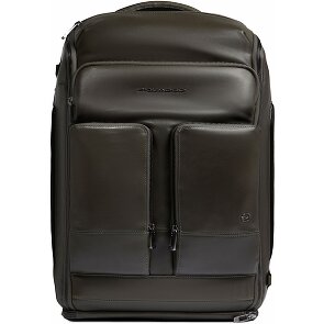 Piquadro Philip Dagrugzak Leer 50 cm Laptop compartiment