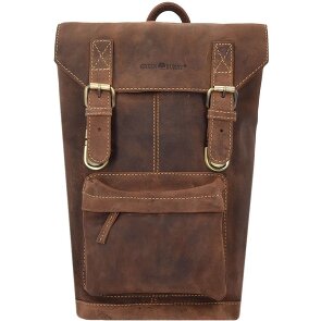 Greenburry Vintage rugzak leer 42 cm Laptop compartiment