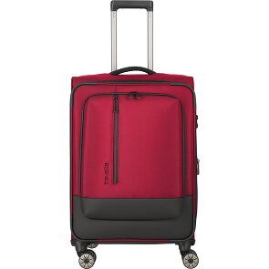 Travelite Crosslite 5.0 4 wielen Trolley M 66 cm met uitbreidingsplooi