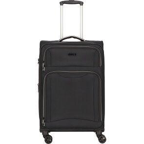d&n Travel Line 9204 4 wielen Trolley M 66 cm met uitbreidingsplooi