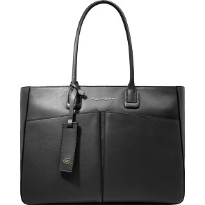Piquadro Ashley Shopper Tas Leer 41 cm Laptop compartiment Piquadro Ashley Shopper Tas Leer 41 cm Laptop compartiment