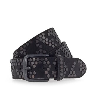 b.belt Studded riem leer