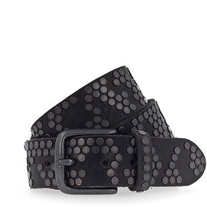 b.belt Studded riem leer