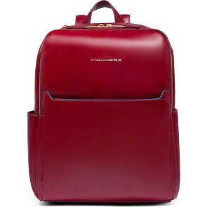 Piquadro Blue Square Dagrugzak RFID-bescherming Leer 37 cm Laptop compartiment