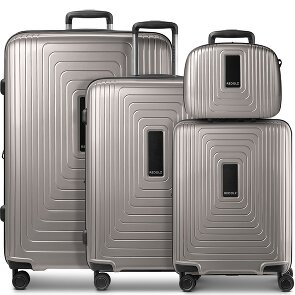Redolz Essentials 14 4-wiel kofferset + beautycase 4 stuks met stretchvouw
