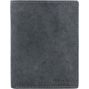 Pride and Soul Portemonnee RFID leer 9.5 cm Pride and Soul Portemonnee RFID leer 9.5 cm