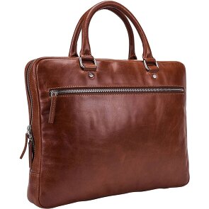 Leonhard Heyden Cambridge aktetas Leer 37 cm Laptopcompartiment