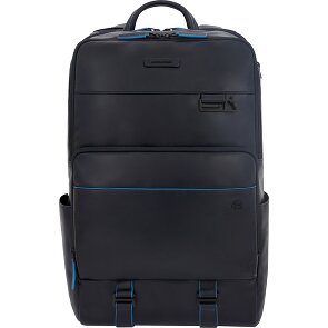 Piquadro Blue Square Revamp Zakelijke rugzak RFID-bescherming Leder 43 cm Laptopvak