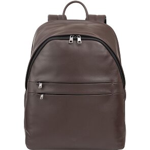 DuDu New York Dagrugzak Leer 41 cm Laptop compartiment