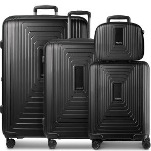 Redolz Essentials 14 4-wiel kofferset + beautycase 4 stuks met stretchvouw