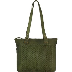 Greenland Nature Femi & Nine Leren Schoudertas 35 cm