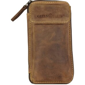 Greenburry Vintage heuptasje leer 14,5 cm