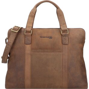 Greenland Nature Montenegro Aktetas Leer 40 cm Laptopcompartiment Greenland Nature Montenegro Aktetas Leer 40 cm Laptopcompartiment