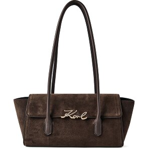 Karl Lagerfeld Signature Schoudertas Leder 34 cm