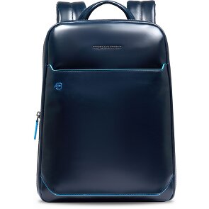 Piquadro Blue Square Dagrugzak RFID-bescherming Leer 37 cm Laptop compartiment