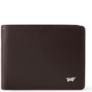 Braun Büffel Golf 3.0 Portemonnee RFID-bescherming Leer 12 cm