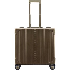 Aleon Luxe zakelijke trolley met 4 wielen, Aluminium, 45 cm
