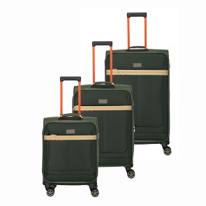 Travelite Color Craze 4 wielen Kofferset 3-delig met uitbreidingsplooi