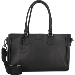 Greenburry Pure Black Handtas Leer 33 cm