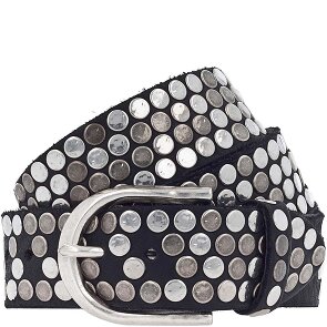 b.belt Studded riem leer
