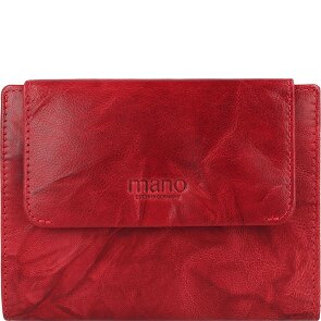 mano Donna Aurona Portemonnee RFID Leer 14 cm
