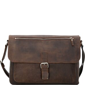 Leonhard Heyden Salisbury Messenger Leder 40 cm Laptopcompartiment