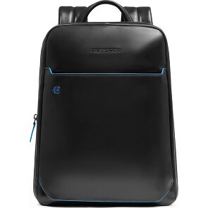 Piquadro Blue Square Dagrugzak RFID-bescherming Leer 37 cm Laptop compartiment