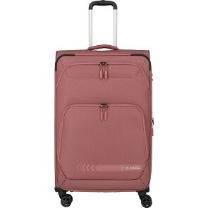 Travelite Kick Off 4 wielen Trolley L 78 cm met uitbreidingsplooi