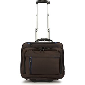 Dermata 2 wielen Zakelijke trolley 38 cm Laptopvak