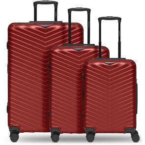 Redolz Essentials 18 4 wielen Kofferset 3-delig met uitbreidingsplooi