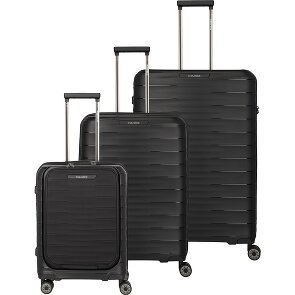 Travelite Mooby 4 wielen Kofferset 3-delig met uitbreidingsplooi