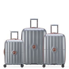 Delsey Paris Carrousel 4 wielen Kofferset 3-delig met uitbreidingsplooi