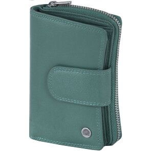 Greenburry Sponsachtig portefeuille leer 8,5 cm
