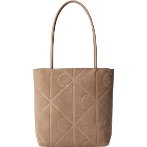 Calvin Klein Emblem AOP Shopper Tas Leer 32 cm