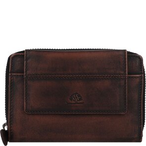 Greenburry Destressed Portemonnee RFID-bescherming Leer 13.5 cm