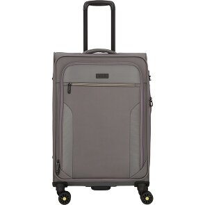 d&n Travel Line 9704 4 wielen Trolley M 68 cm met uitbreidingsplooi
