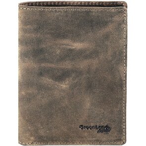 Greenland Nature Stenen portemonnee I leer 9,5 cm Greenland Nature Stenen portemonnee I leer 9,5 cm