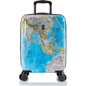 Heys Black Camo 4 wielen Cabinewagen S 53 cm met uitbreidingsplooi