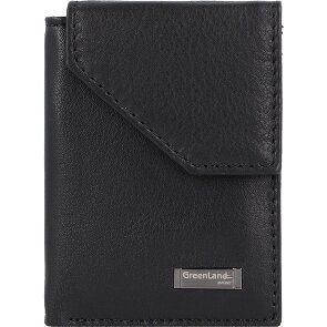Greenland Nature Zwarte Nappa Portemonnee RFID Leer 7 cm