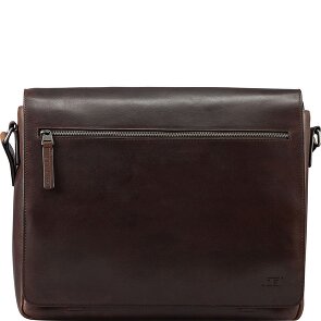Jost Lund Aktetas Messenger Leer 41.5 cm Laptop compartiment