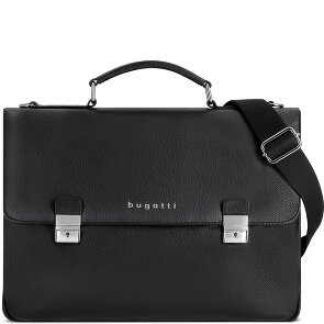 bugatti Valencia Aktetas Messenger Leer 40 cm Laptop compartiment bugatti Valencia Aktetas Messenger Leer 40 cm Laptop compartiment