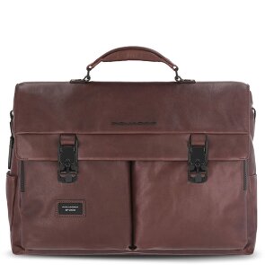 Piquadro Harper aktetas Leer 43 cm Laptopcompartiment