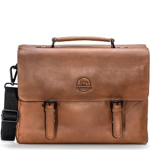 Farmhood Nashville aktetas XXL 3 vakken leer 39 cm