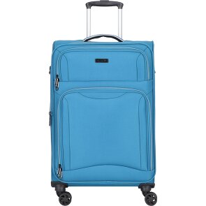 d&n Travel Line 9204 4 wielen Trolley M 66 cm met uitbreidingsplooi