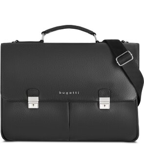 bugatti Valencia Aktetas XL Leder 3 compartimenten 43 cm laptopvak bugatti Valencia Aktetas XL Leder 3 compartimenten 43 cm laptopvak