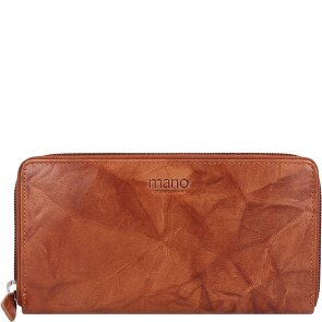 mano Donna Aurona Portemonnee RFID Leer 19 cm