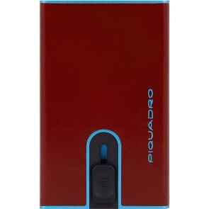 Piquadro Blue Square Kredietkaart etui RFID-bescherming Leer 6.5 cm