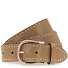  Studded belt Leer variant camel | 105 cm