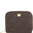  Woven Portemonnee Leder 10 cm variant coffee brown