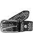  Studded belt I leather variant schwarz | 100 cm